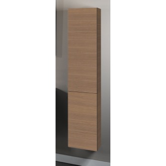 Storage Cabinet Natural Oak Tall Storage Cabinet Iotti TB04